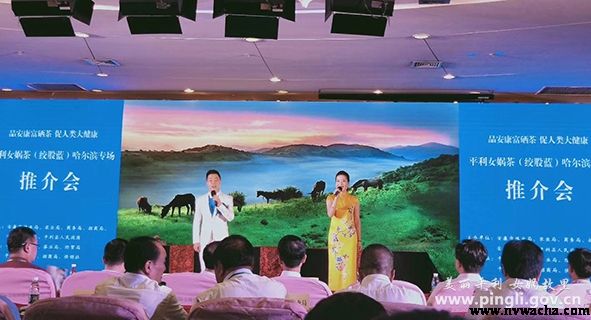 2018年7月20日平利女娲茶（绞股蓝）专场推介活动在哈尔滨成功举行